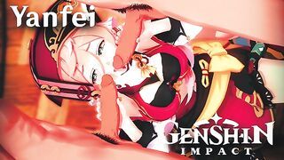 YANFEI GENSHIN IMPACT INTENSE SEX - HENTAI DELUXE [DELUXE]FREE