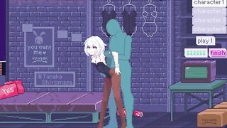 Introvert babe dreams of cock | PixelBunny 2d