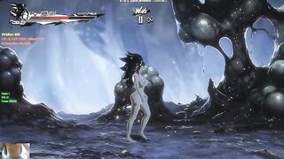 MUSCLE GOTHGIRL BEING FUCKED BY POLECEMEN - PURE ONYX