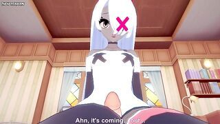 Vaggie from Hazbin Hotel Gives You A Footjob Hentai POV