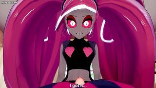 Velvette from Hazbin Hotel Gives You A Footjob Hentai POV