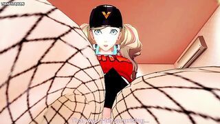 Ann Takamaki from Persona 5 Gives You A Footjob Hentai POV