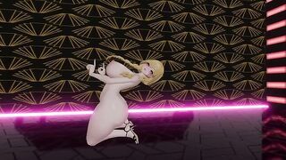 VR Blonde Bimbo Bitch Gives you A Sexy Strip Show
