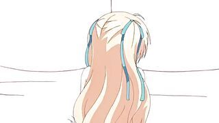 Blond & Purple Hair Girl give Titjob and then Fucked Roughed.