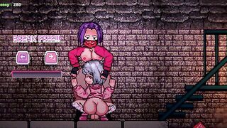 World of Futanari, gave a blowjob in the slums