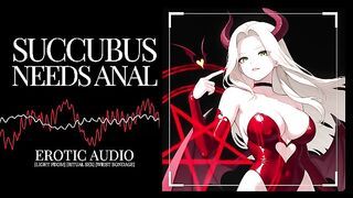 Erotic Audio | Succubus Needs ANAL | FemDom Succubus Dommy MILF Roleplay