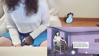 Trans Femboy GamerGirl playing Femdom Waifu (&Herself)