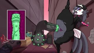 Octavia and flying dildo