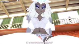 Sera from Hazbin Hotel Works Out With a Footjob! Hentai POV