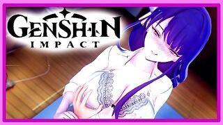 Genshin Impact - Raiden Shogun secretly meets you in the office (don't tell the boss)