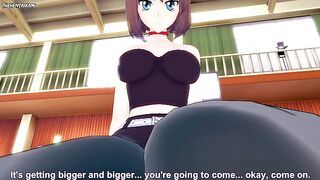 Anzu rom Yu-Gi-Oh! Works Out With a Footjob! Hentai POV