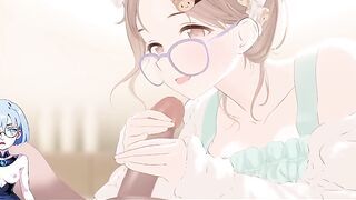 cute kawai girl blowjob