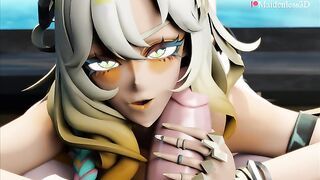 Xilonen and Mavuika Futa deepthroat