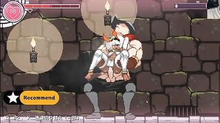 H-Game pixel game Princess reconquista ver.0.3 Demo (Game Play) part 1