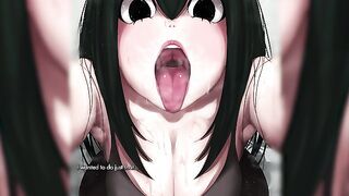 My Hero Academia: The Power of Seduction. Tsuyu Asui [7 Girls] [Edging] [Public]