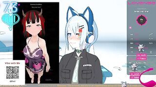 Anime AI GAGGED and made to edge by virtual SUCCUBUS?! (CB VOD 21-03-22)