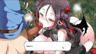 Vampire female and Oho forest [Hentai sex game] Ep.4 mermaid milk attack and vampire best deepthroat