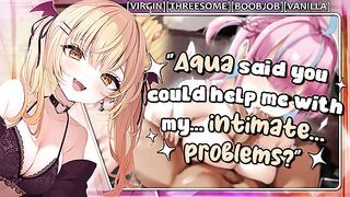 HENTAI JOI -  You're In Delicious Threesome With Mel And Aqua