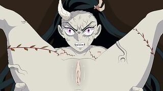 Demon Slayer Nezuko fucked anal pov anime hentai