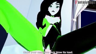 Shego enter to my house so i fucked her | Kim Possible | Hentai uncensored