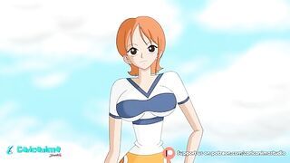 Nami’s Berry Bukkake on Men Island
