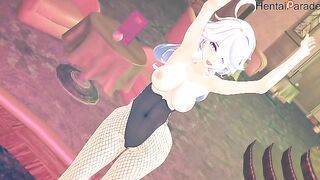 Hentai Furina Pole Dance MMD Genshin Impact Uncensored