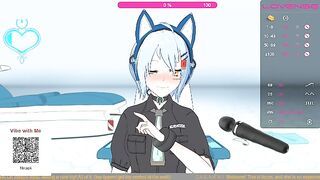 Anime AI strapped in leather harness, can't help but to cum (CB VOD 29-11-21)