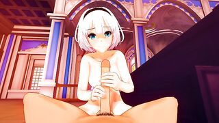 YOU TURNED YOUMU KONPAKU INTO A NYMPH TOUHOU HENTAI