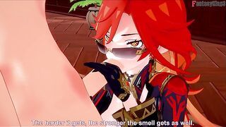 Mavuika having sex in Jean´s office | Genshin impact | Full & POV on patreon: Fantasyking3