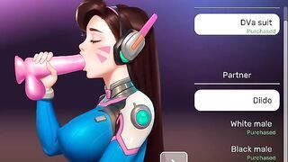 Overwatch Webcam - Part 5 - Diva Swallow Dildo By HentaiSexScenes