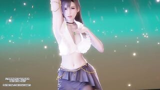 [MMD] KWON YUN BI - Underwater Tifa Sexy Kpop Dance Final Fantasy Hentai Uncensored 4K 60FPS