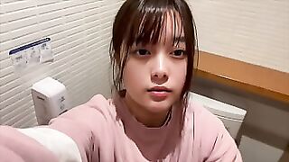 Today&comma; a girl gets excited masturbating even though there is someone peeing next to her&comma; knowing that she shouldn't be doing it&period;