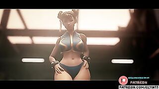Chun Li Hard Anal Riding After Training- Hottest Street Fighter Anal Hentai 4k 60fps