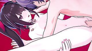 Sparkle gets Corrected through her pussy - honkai star rail hentai