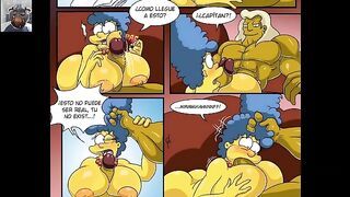 Marge's Juicy Pussy Gets Penetrated by a Huge Cock while Homer is Away - The Simpsons Hentai