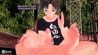 Chico femboy ayudando a su onichan a sentirse bien