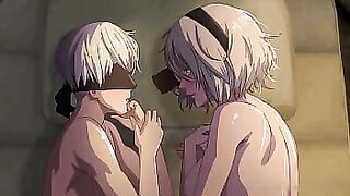 Nier Horny Androids &Star; 2B and 9S Experience an Intense Sex Date That Changes Everything &Star; HENTAI UNCENSORED &lpar;Parody&rpar;