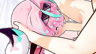 Varesa eats a cum sandwich - genshin impact hentai