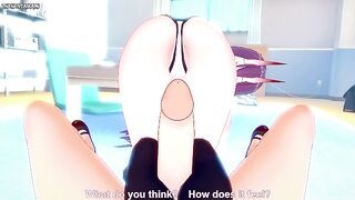POV Hentai Footjob From Izumo from Azur Lane