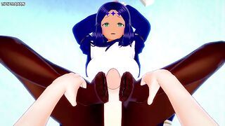 POV Hentai Footjob from Verica from Dragalia Lost