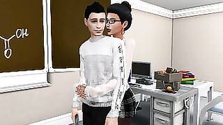 Young teacher helps student to correct grades &lpar;porn with young&rpar;