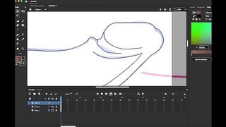my first drawing a dick for animation