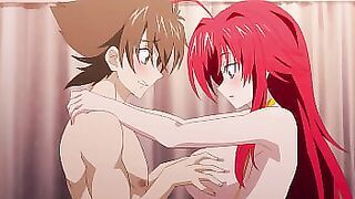 Rias Dance In Front Of Issei - Seduced Boy With Quick Blowjob - HENTAI &lpar; Parody &rpar;