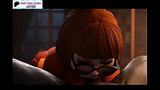 VELMA SCOOBY DOO ANIMATEDS HENTAI BBC BLOWJOB 60FPS