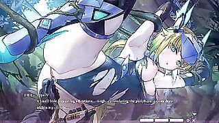 Tied up and with a sensitive pussy - Kaiju Princess 2