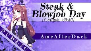 [Erotic Audio] Steak & Blowjobs