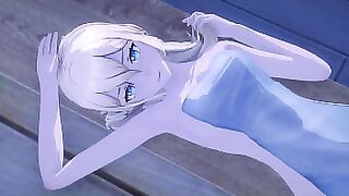 Kissing / Jean (hair-downed) / Genshin Impact