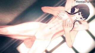 MAKI Oze Fucked from Behind Hentai FIRE FORCE Uncensored