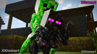MineCraft Hentai Porn - ENDerman with Green Boom SEX - best uncensored hentai