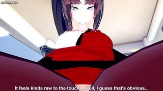 POV Hentai Footjob from Kii from Azur Lane